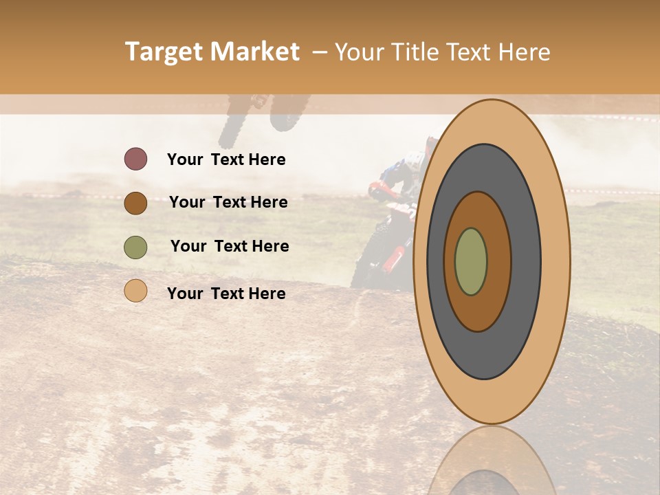 Intense Motocross Speed PowerPoint Template