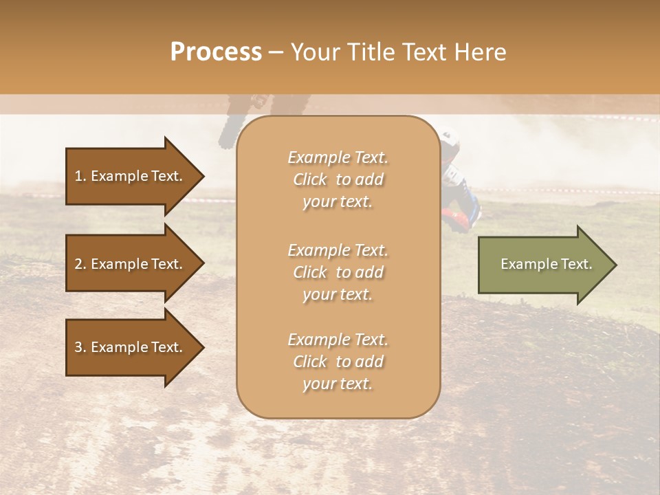 Intense Motocross Speed PowerPoint Template