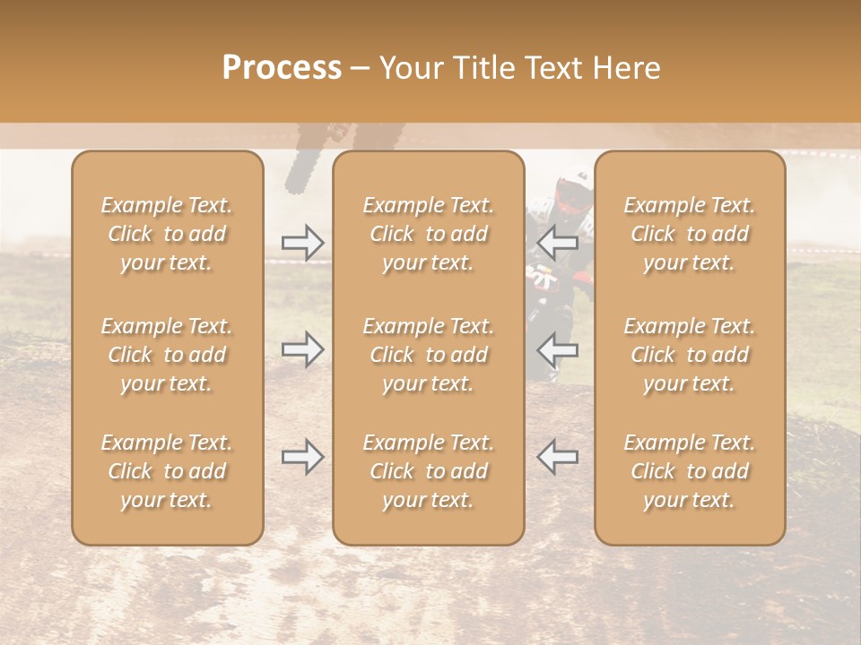 Intense Motocross Speed PowerPoint Template