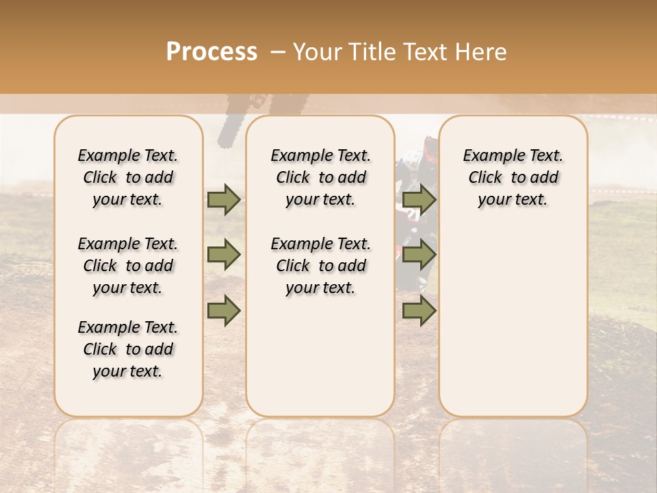 Intense Motocross Speed PowerPoint Template