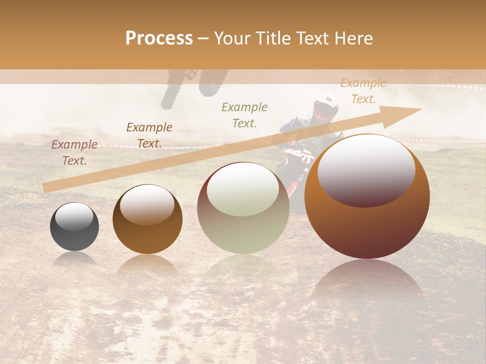 Intense Motocross Speed PowerPoint Template