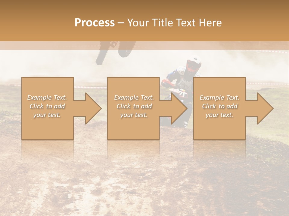 Intense Motocross Speed PowerPoint Template