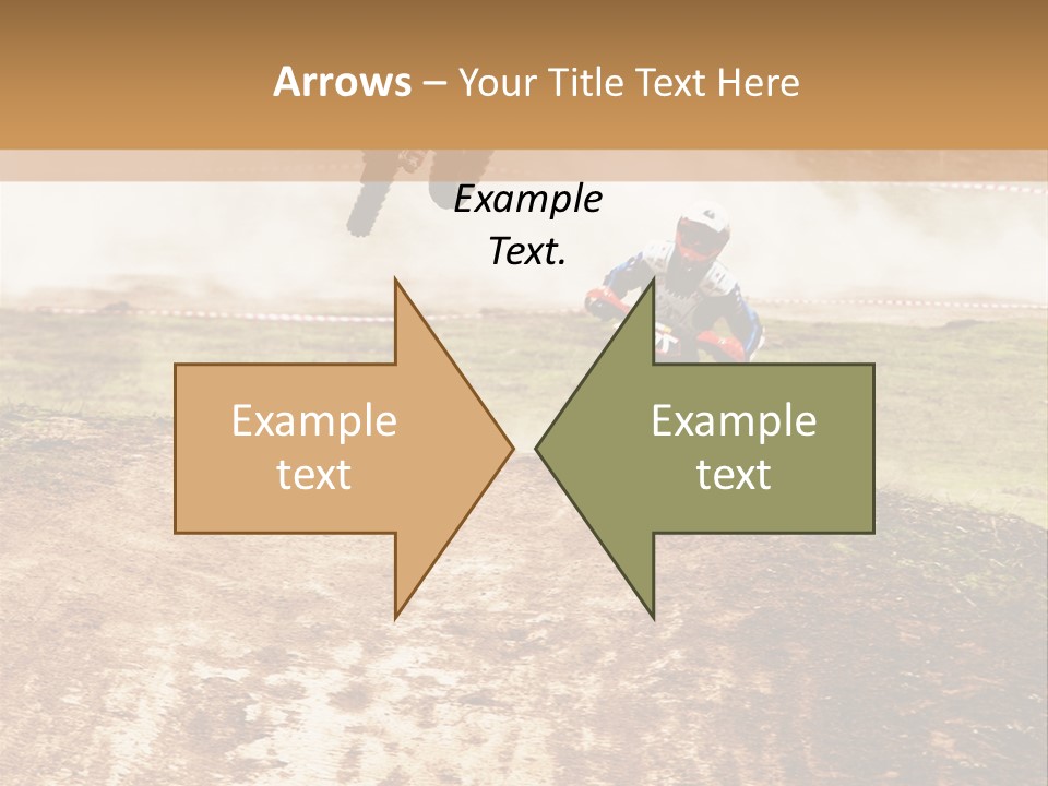 Intense Motocross Speed PowerPoint Template
