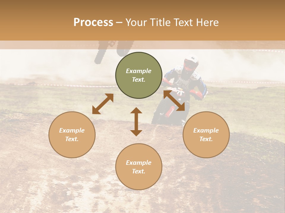 Intense Motocross Speed PowerPoint Template