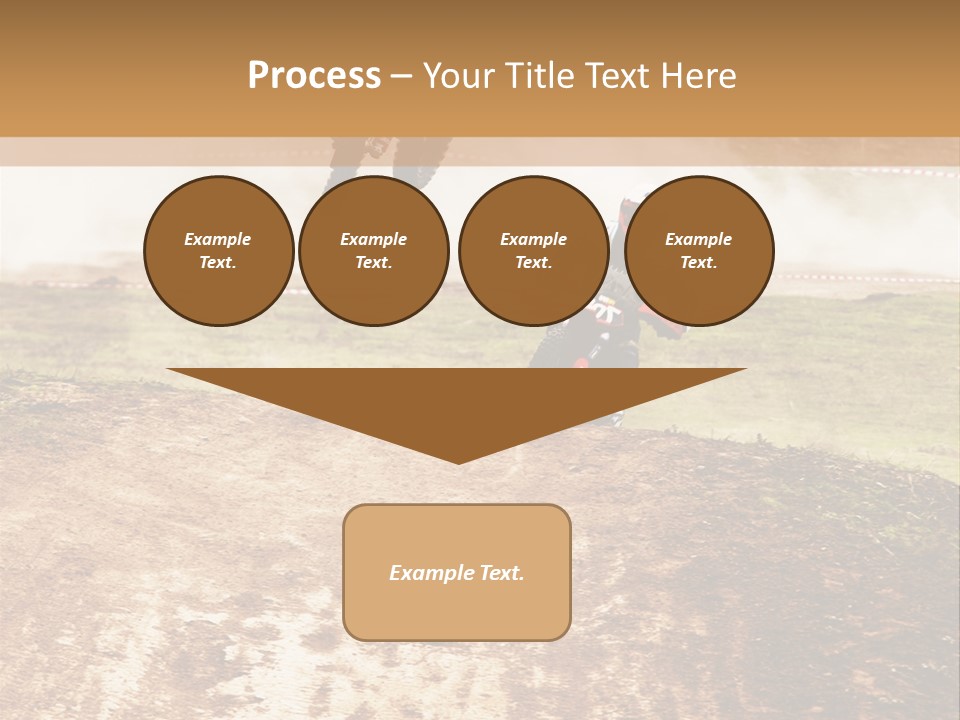 Intense Motocross Speed PowerPoint Template