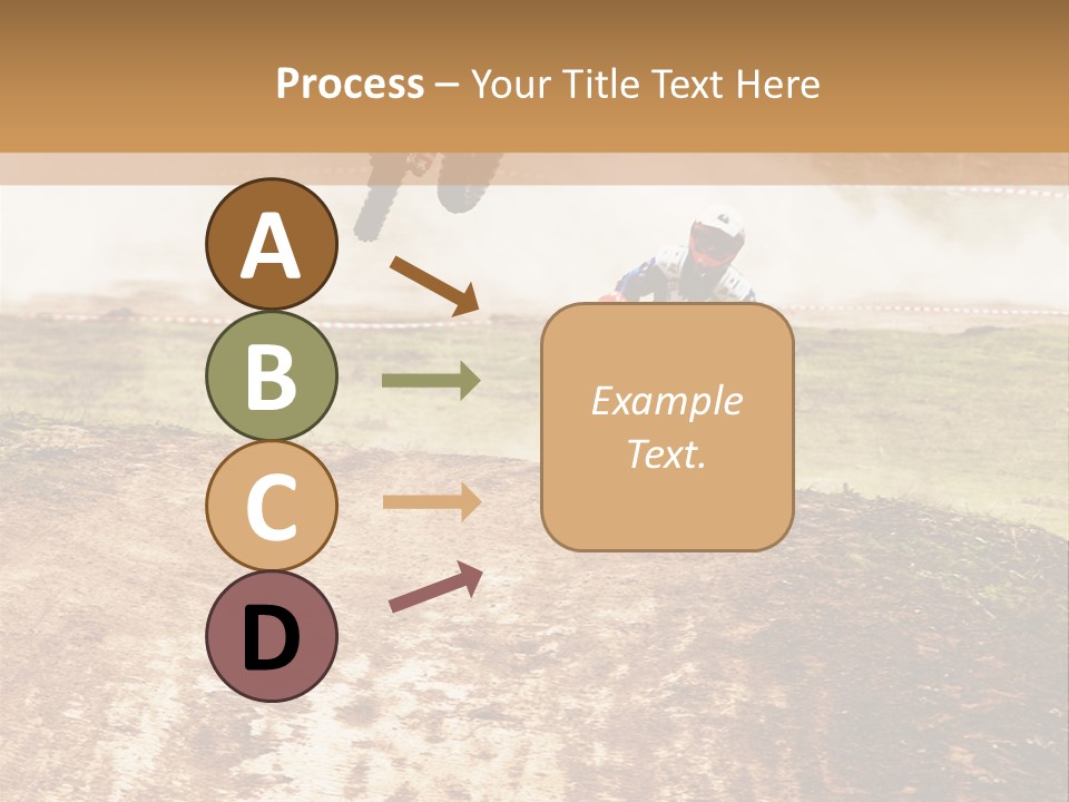 Intense Motocross Speed PowerPoint Template