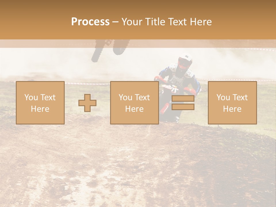 Intense Motocross Speed PowerPoint Template