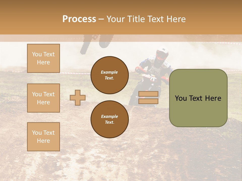 Intense Motocross Speed PowerPoint Template