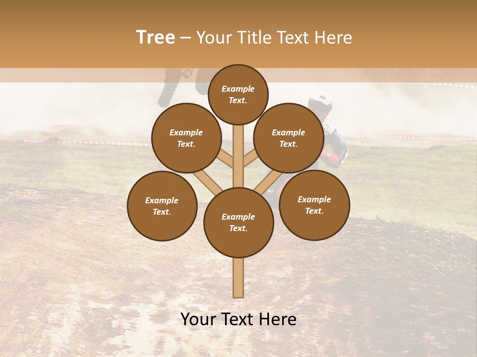 Intense Motocross Speed PowerPoint Template