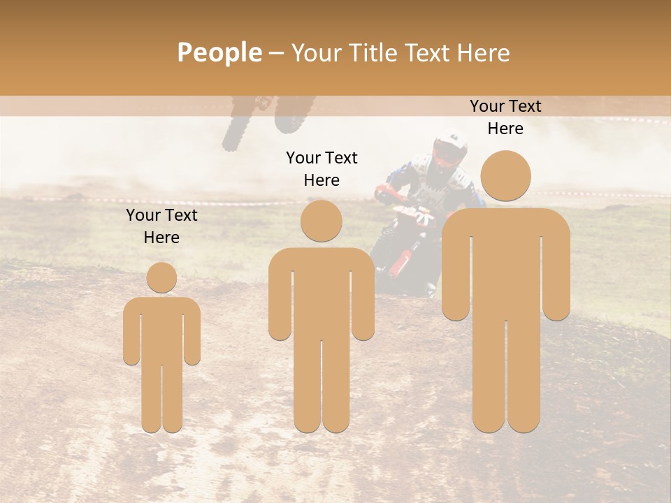 Intense Motocross Speed PowerPoint Template
