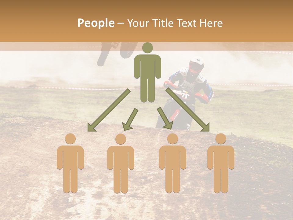 Intense Motocross Speed PowerPoint Template