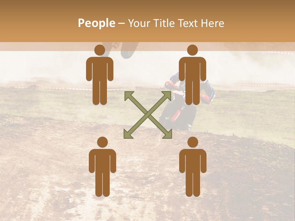 Intense Motocross Speed PowerPoint Template
