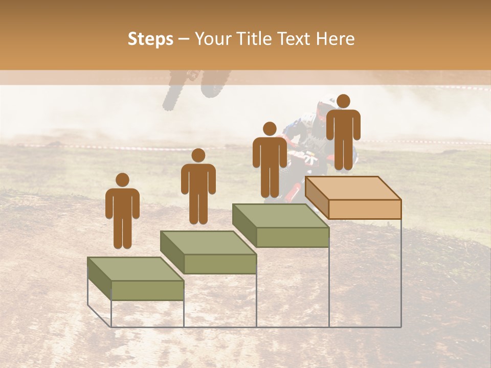 Intense Motocross Speed PowerPoint Template