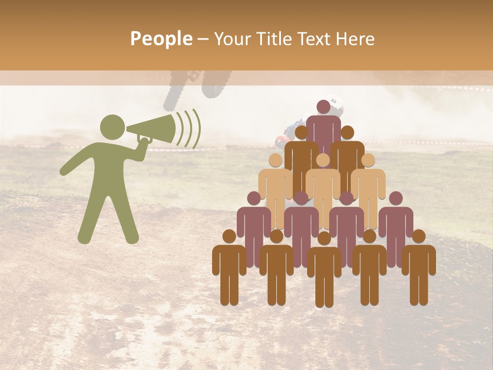 Intense Motocross Speed PowerPoint Template