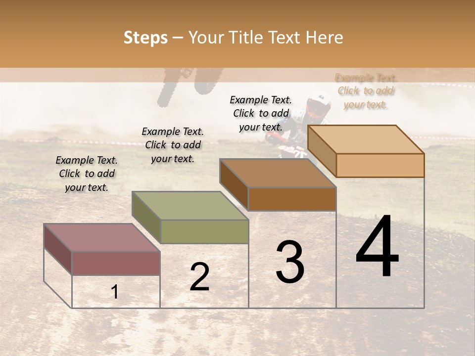 Intense Motocross Speed PowerPoint Template