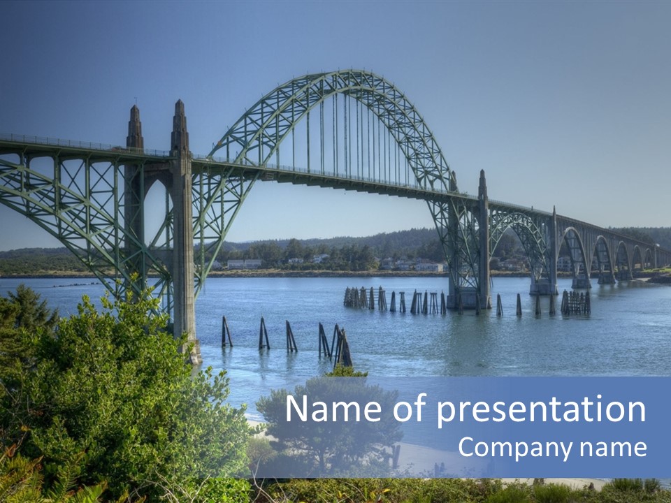 Oregon Architecture Coast PowerPoint Template