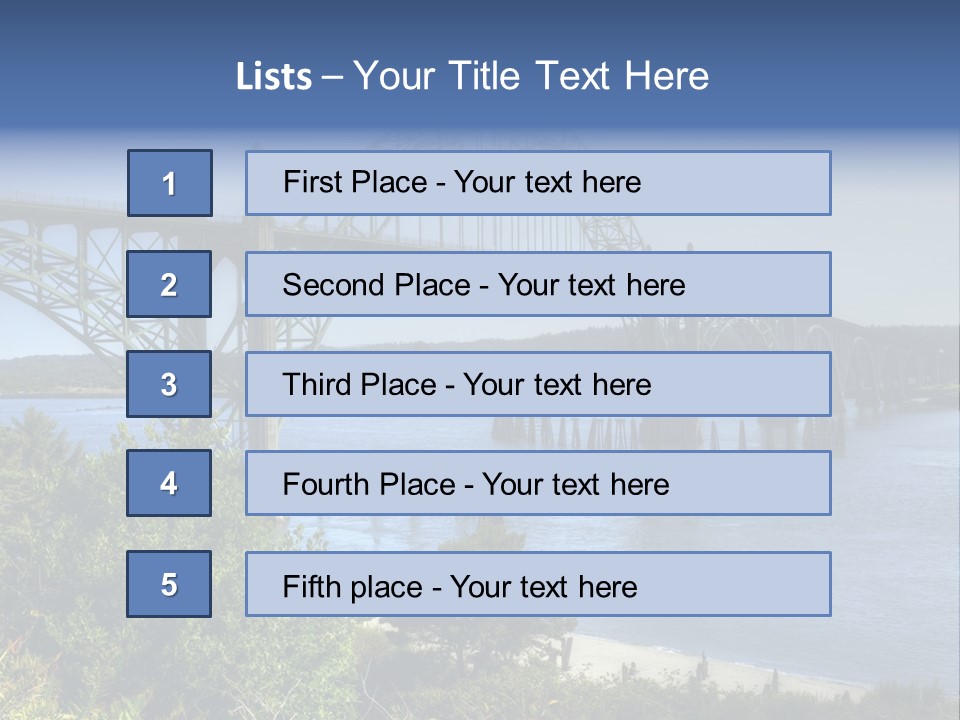 Oregon Architecture Coast PowerPoint Template
