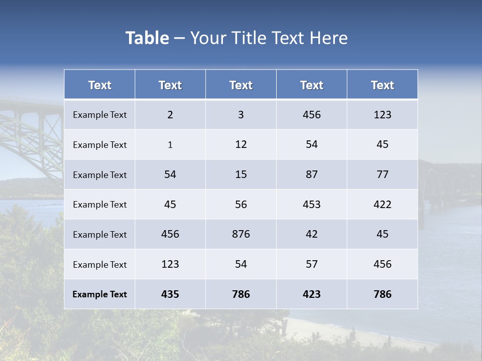 Oregon Architecture Coast PowerPoint Template