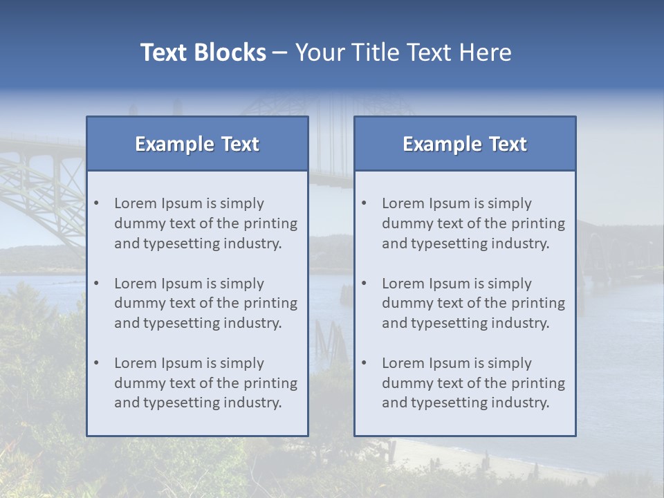 Oregon Architecture Coast PowerPoint Template