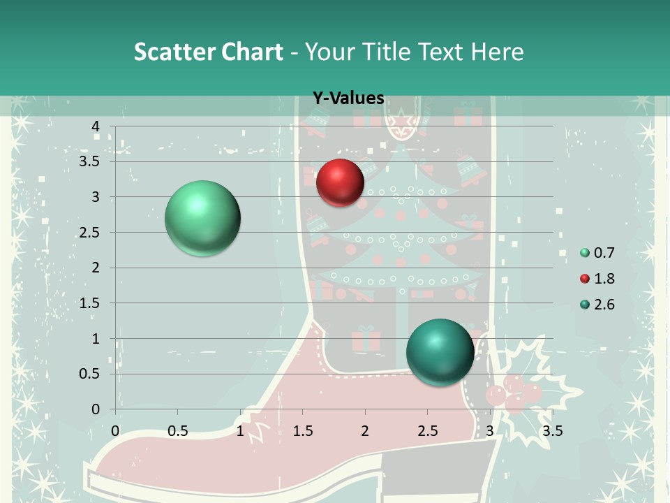 Card Wild Holly Berry PowerPoint Template