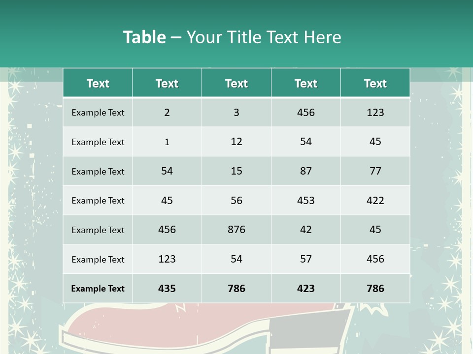 Card Wild Holly Berry PowerPoint Template