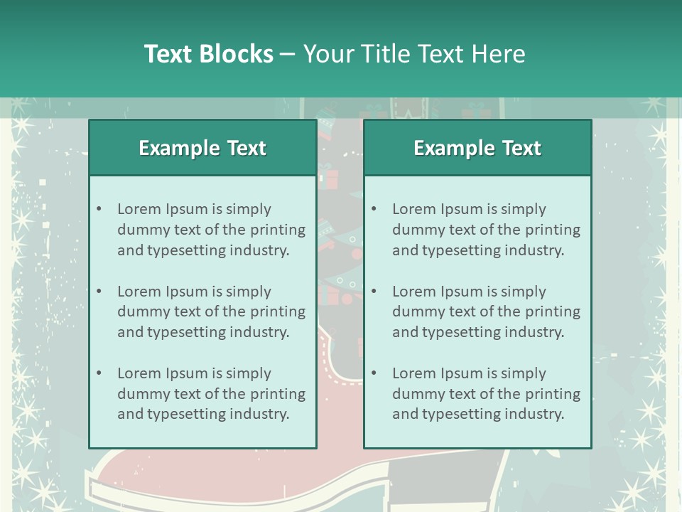 Card Wild Holly Berry PowerPoint Template
