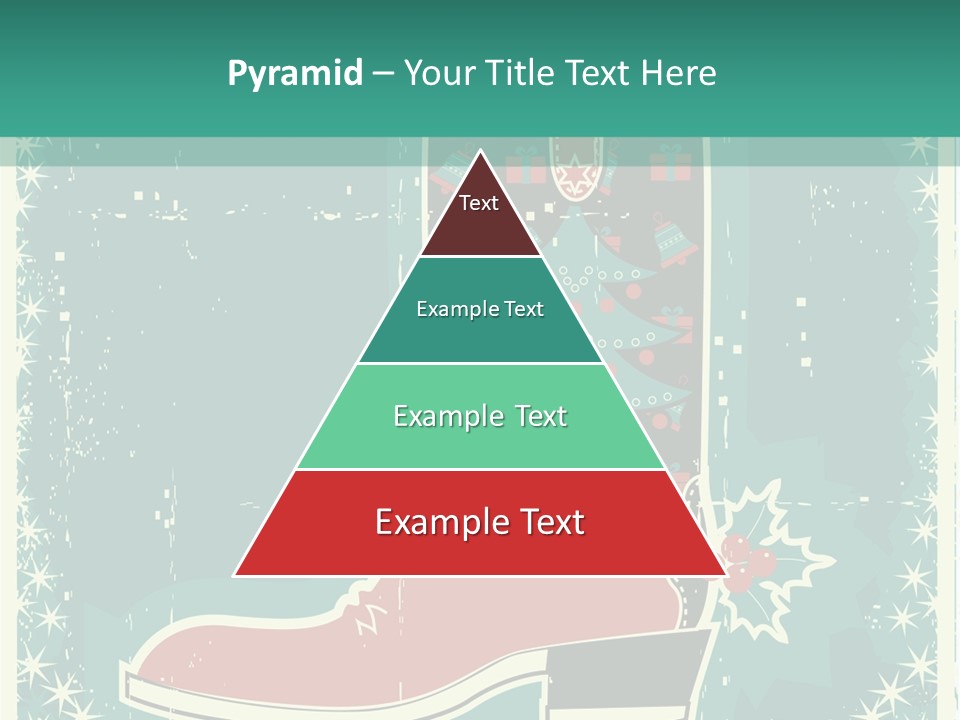 Card Wild Holly Berry PowerPoint Template