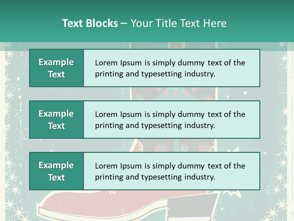 Card Wild Holly Berry PowerPoint Template