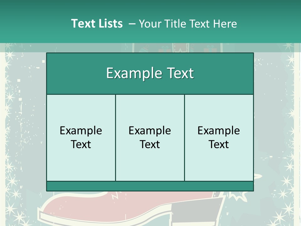 Card Wild Holly Berry PowerPoint Template