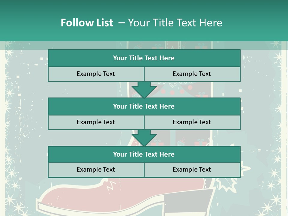 Card Wild Holly Berry PowerPoint Template