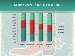 Card Wild Holly Berry PowerPoint Template