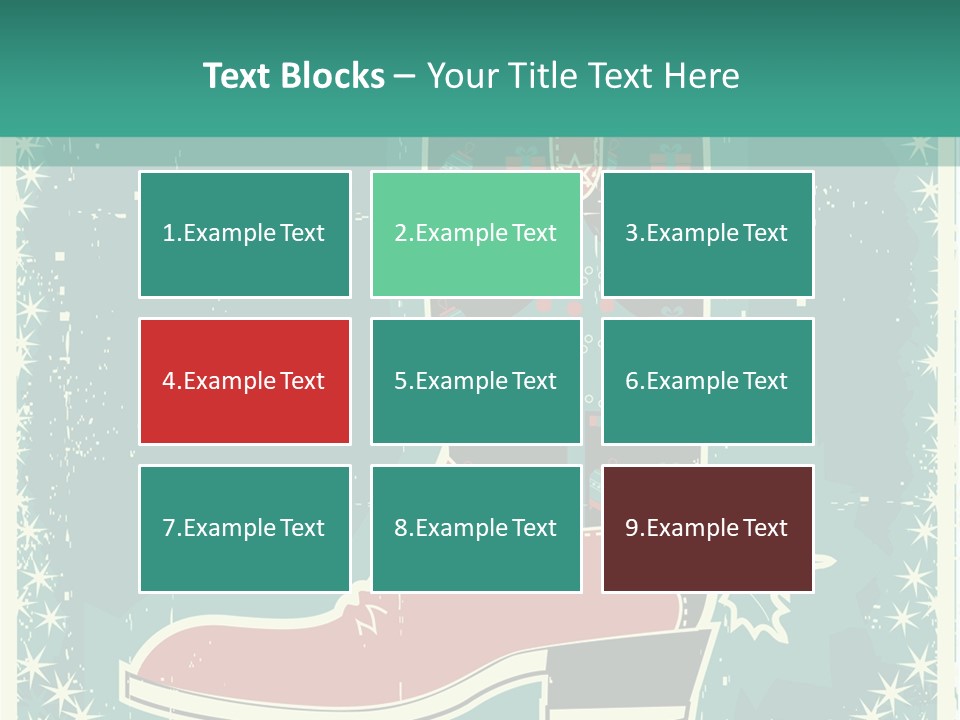 Card Wild Holly Berry PowerPoint Template