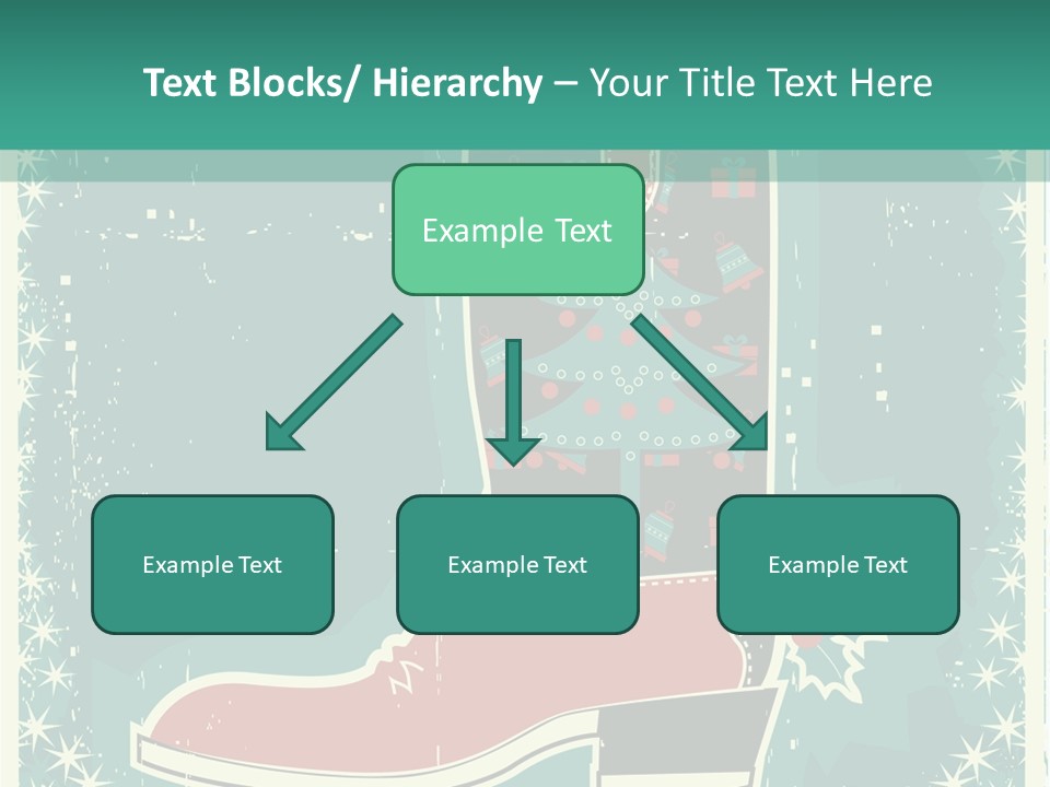 Card Wild Holly Berry PowerPoint Template