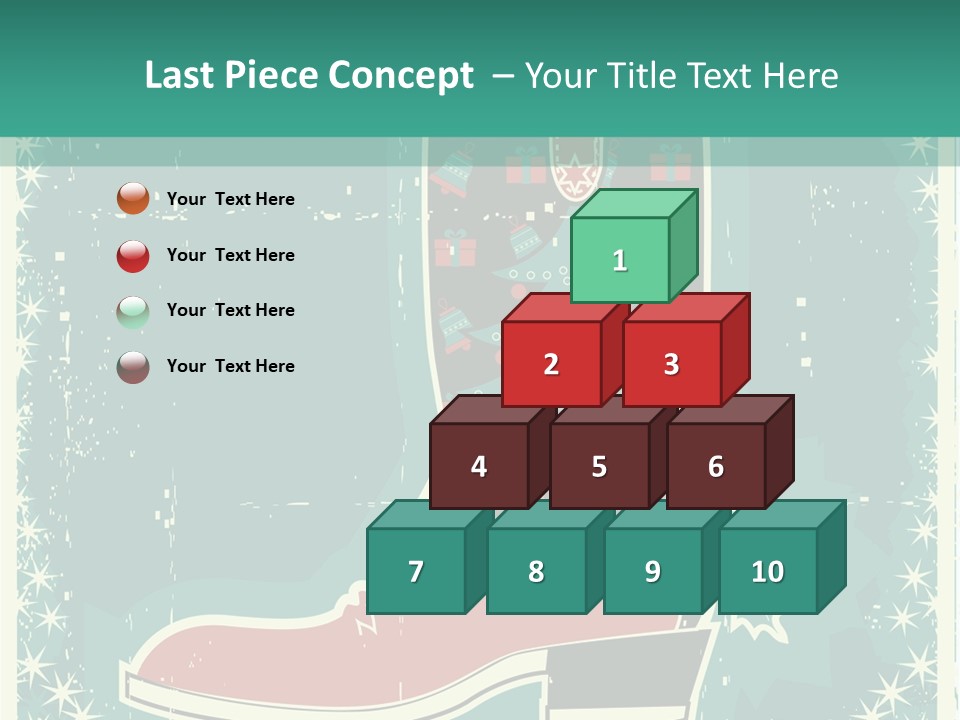 Card Wild Holly Berry PowerPoint Template