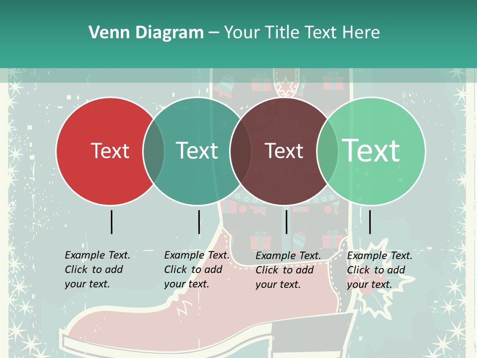 Card Wild Holly Berry PowerPoint Template