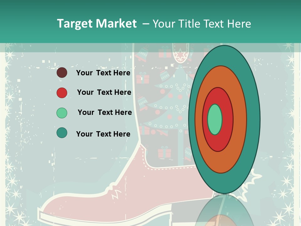 Card Wild Holly Berry PowerPoint Template