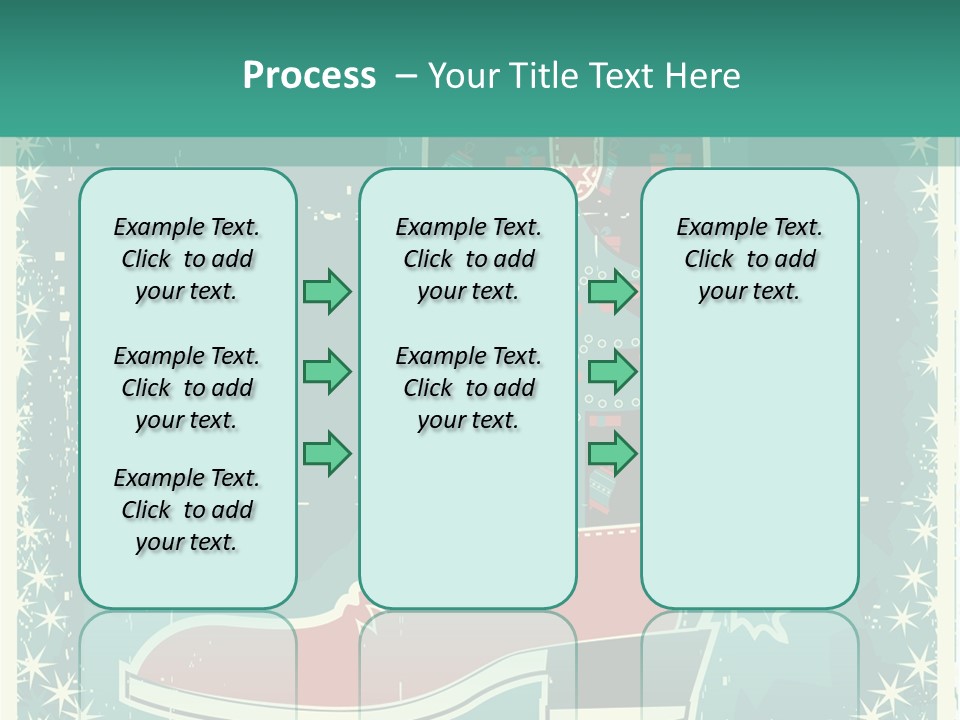 Card Wild Holly Berry PowerPoint Template