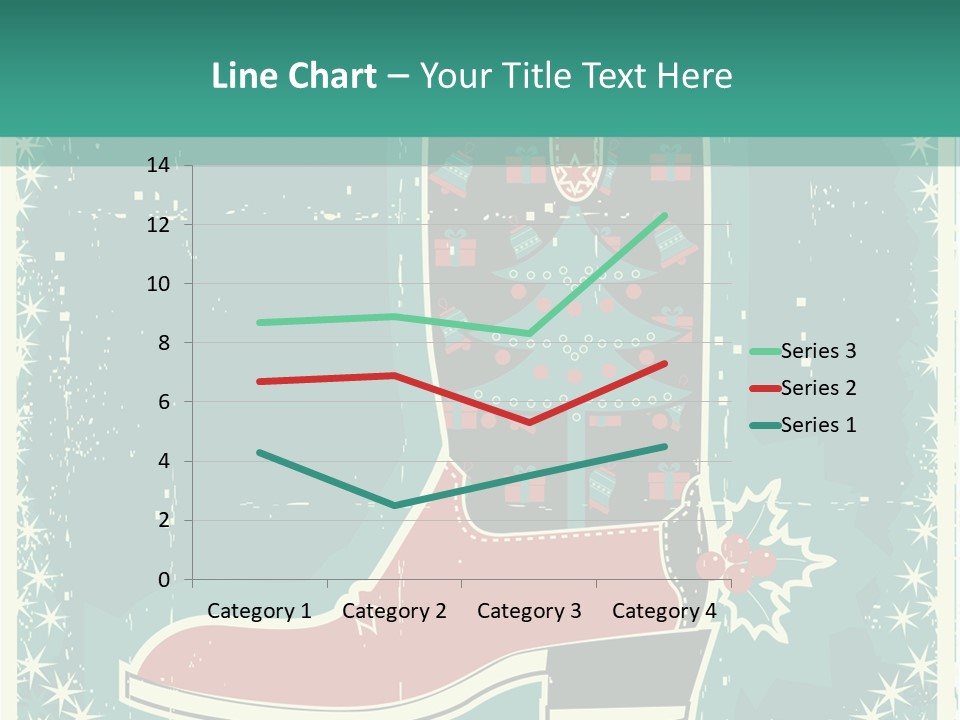 Card Wild Holly Berry PowerPoint Template