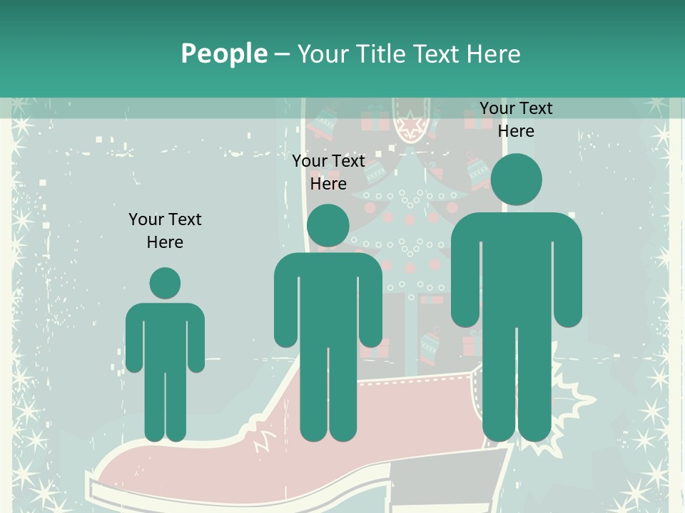 Card Wild Holly Berry PowerPoint Template