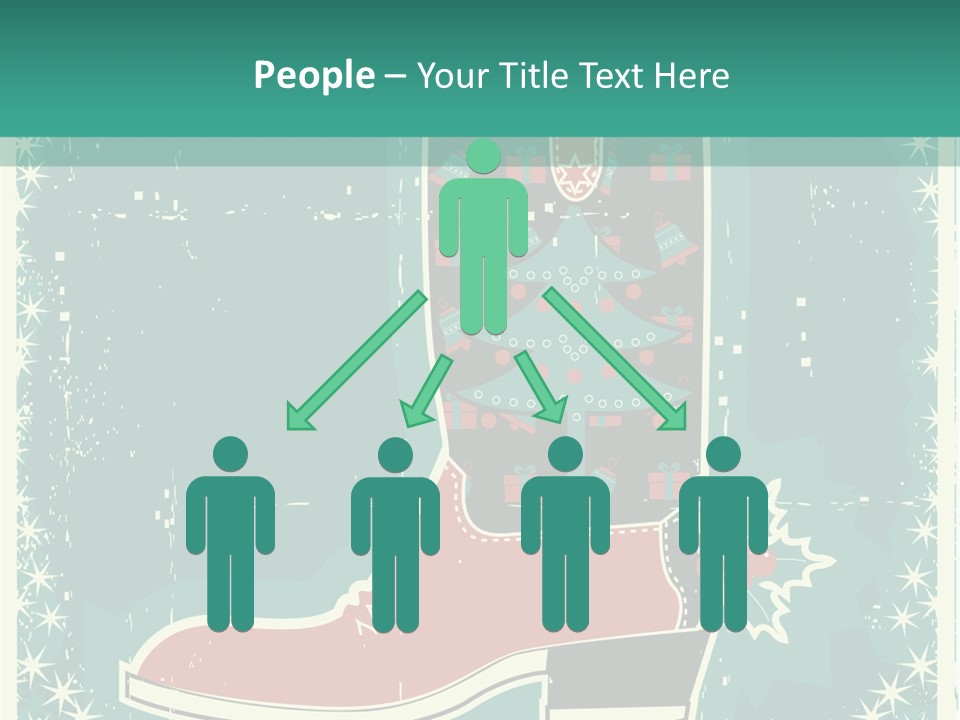 Card Wild Holly Berry PowerPoint Template