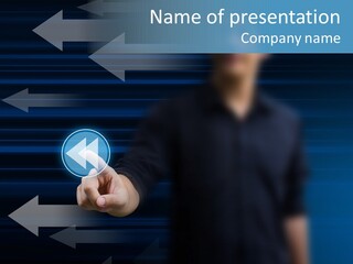 Communication Choice Computer PowerPoint Template