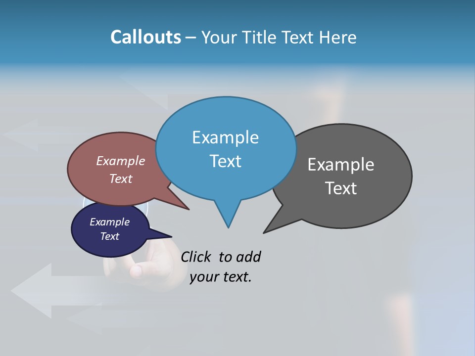 Communication Choice Computer PowerPoint Template