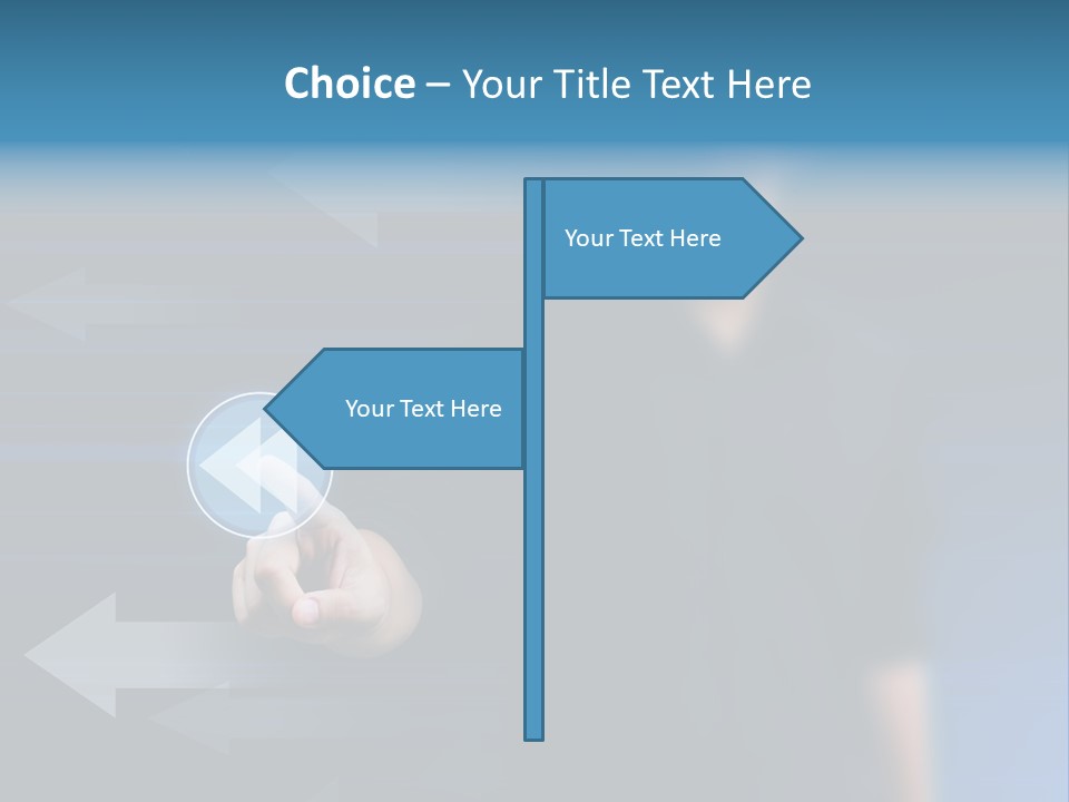 Communication Choice Computer PowerPoint Template
