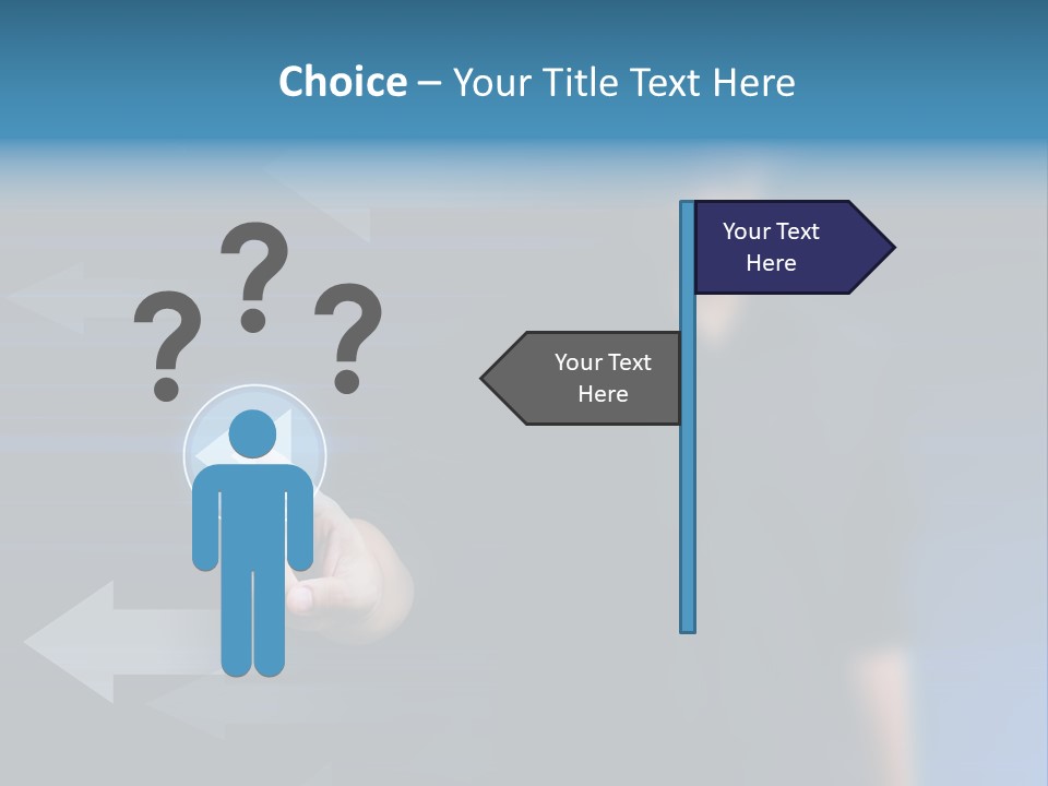 Communication Choice Computer PowerPoint Template