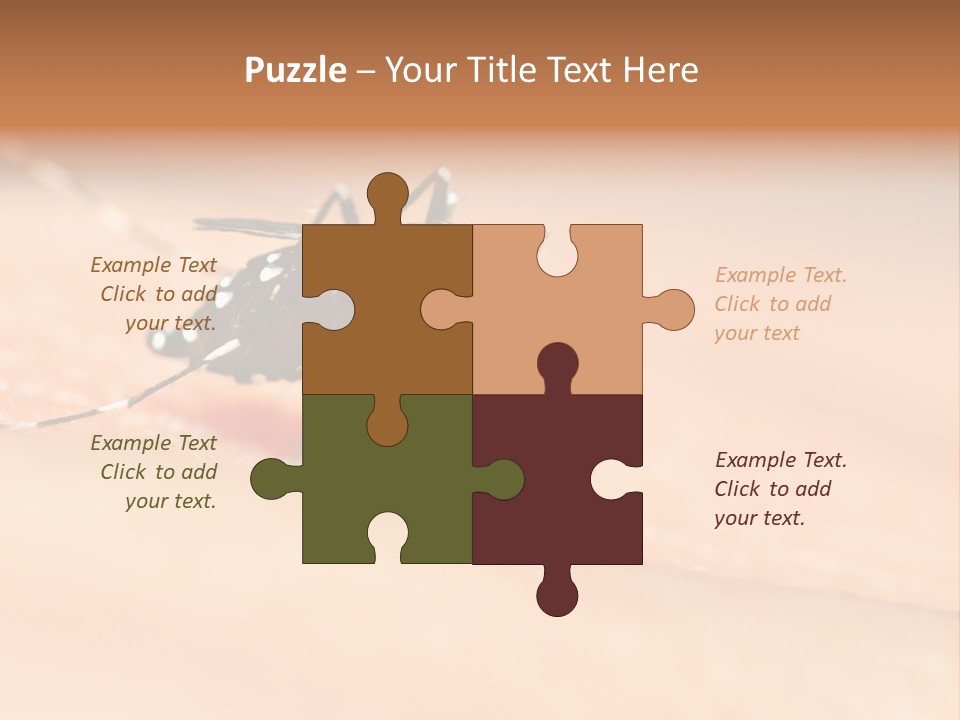 Medicine Black Aedes PowerPoint Template