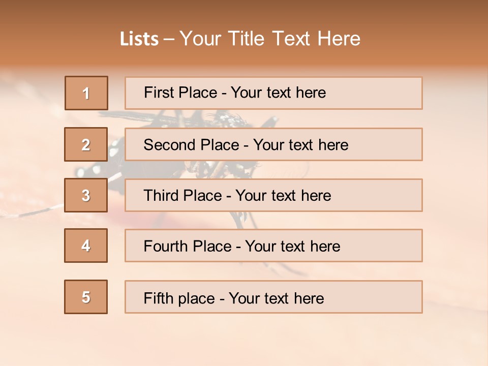 Medicine Black Aedes PowerPoint Template