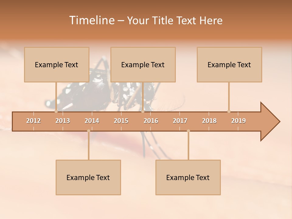 Medicine Black Aedes PowerPoint Template