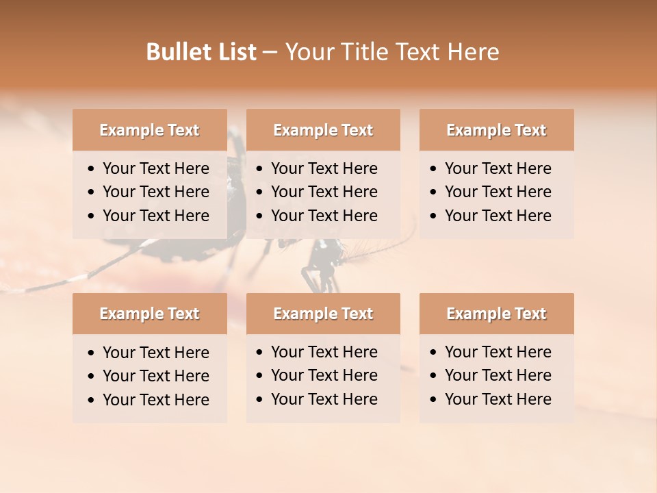 Medicine Black Aedes PowerPoint Template