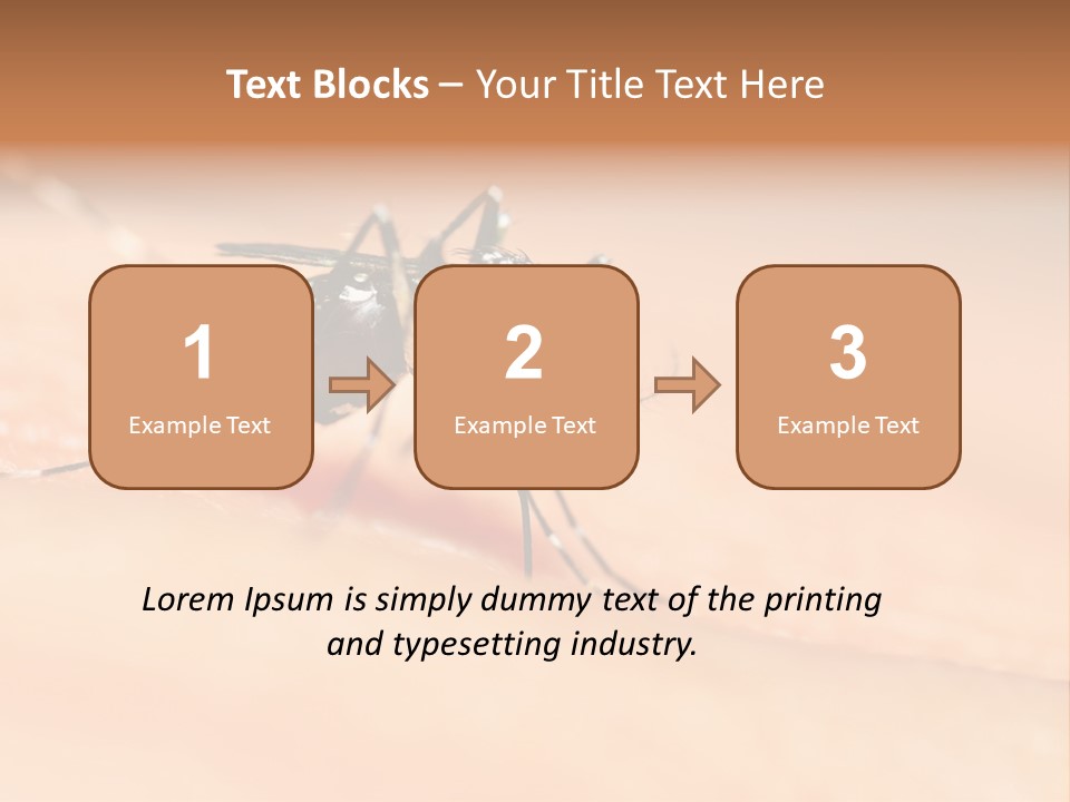 Medicine Black Aedes PowerPoint Template