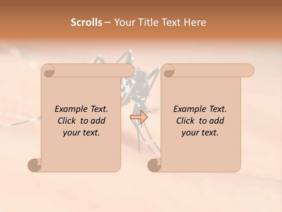 Medicine Black Aedes PowerPoint Template